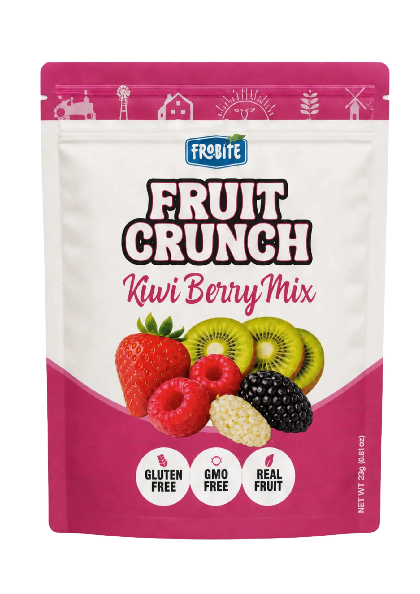 Frobite Fruit Crunch — Kiwi Berry Mix